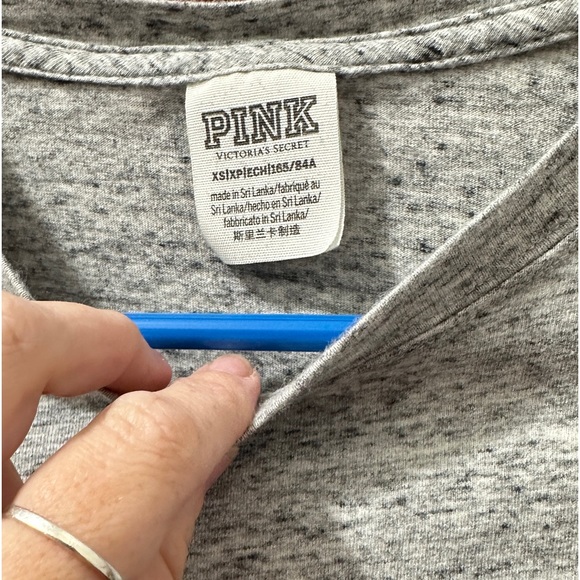 Pink Victoria Secret Long Sleeve Bling - Picture 2 of 4